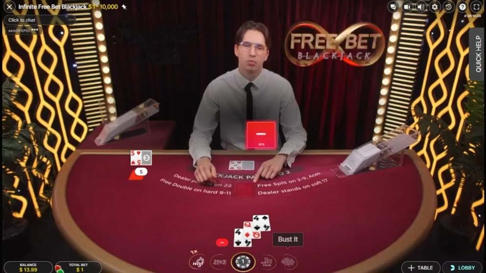 Classic Free Bet Blackjack 2
